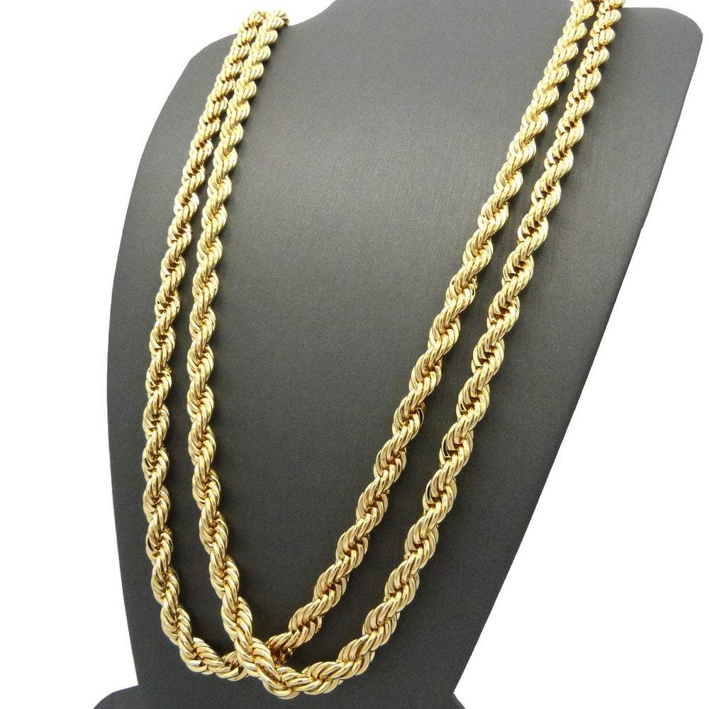 Double hot sale rope necklace