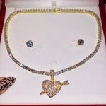 Gold Cupid on Thin Bling Chain Billionaire Box