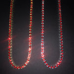 Tennis Chain with Red Stones