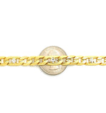 Cuban Link Anklet with Stones