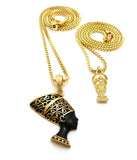 Mini Nefertiti / Black and Gold Nefertiti Set