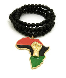 Africa Power Gold (Black Beads)