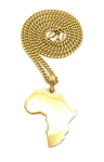 Africa Flat-Large (Gold)