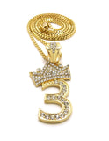 Crown Numbers (Gold)