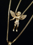 Angel with Bling Wing / Jesus piece with Link Crown Set